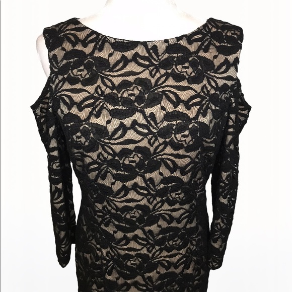 Eliza J Off the Shoulder Lace Sheath Dress - 6/8 - Picture 9 of 17